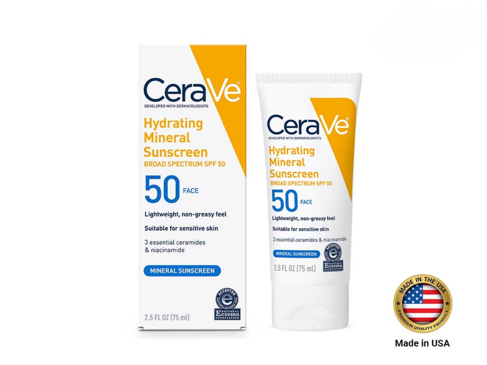 CERAVE Hydrating Mineral Sunscreen SPF 50